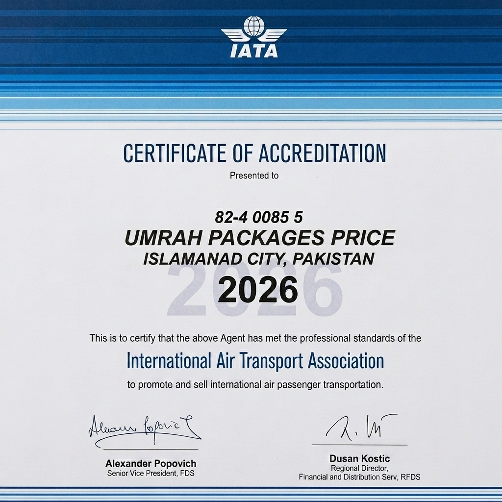 IATA License of Umrah Packages Price